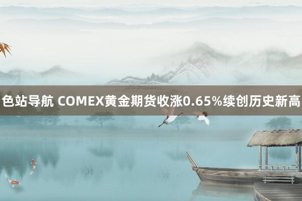 色站导航 COMEX黄金期货收涨0.65%续创历史新高