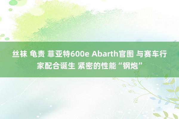 丝袜 龟责 菲亚特600e Abarth官图 与赛车行家配合诞生 紧密的性能“钢炮”