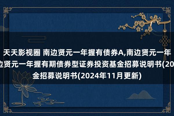 天天影视圈 南边贤元一年握有债券A，南边贤元一年握有债券C: 南边贤元一年握有期债券型证券投资基金招募说明书(2024年11月更新)