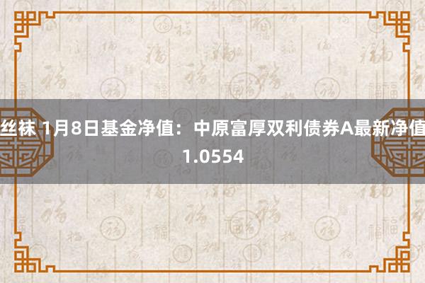 丝袜 1月8日基金净值：中原富厚双利债券A最新净值1.0554